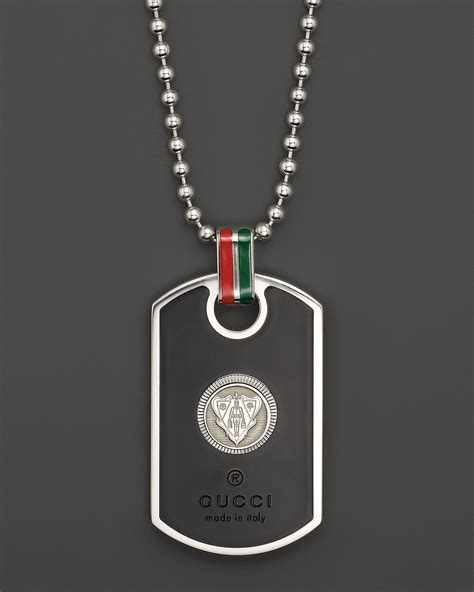 gucci dog tags canada|gucci necklace dog tag.